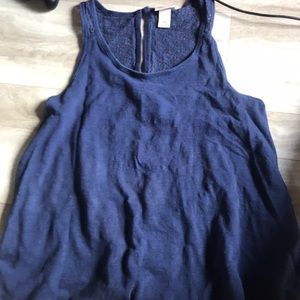 Cute Navy blue tank top